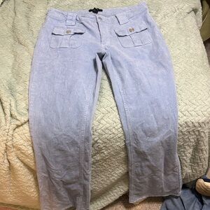 Forever 21 Soft Blue Wide Leg Jeans